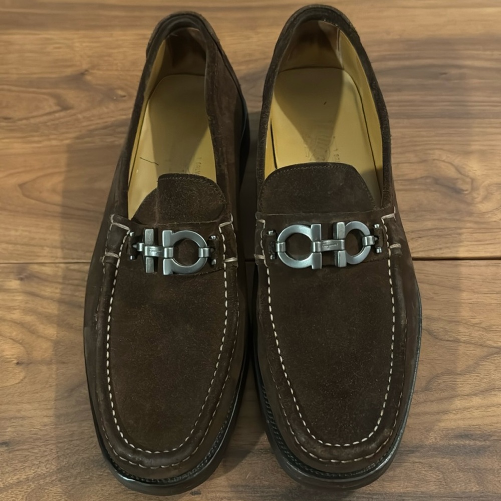 Ferragamo Suede Loafers